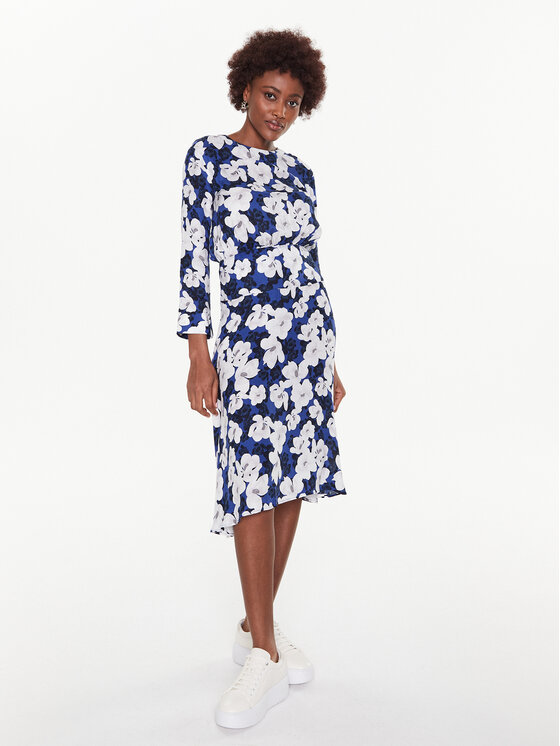 United Colors Of Benetton Rochie de zi 4YLBDV02V Bleumarin Regular Fit