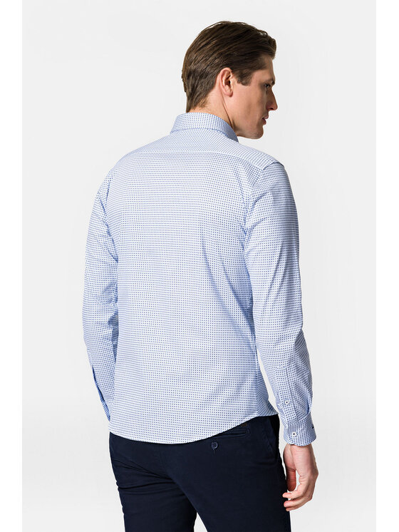 Lancerto Lancerto Koszula Torey KO073222000030 Niebieski Slim Fit
