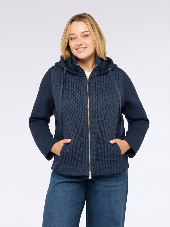 Fiorella Rubino Fiorella Rubino Giubbotto piumino F454T001355N034 Blu A-Line Fit