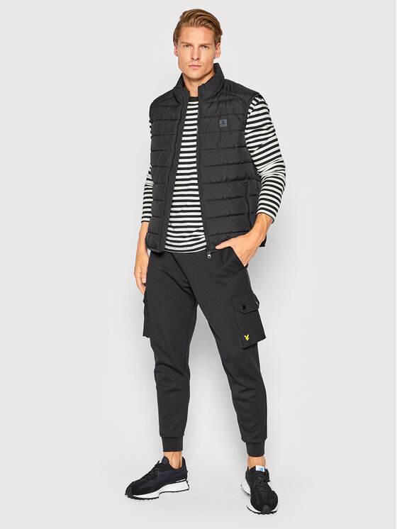Marc O'Polo Marc O'Polo Kamizelka B21 0960 72022 Czarny Regular Fit