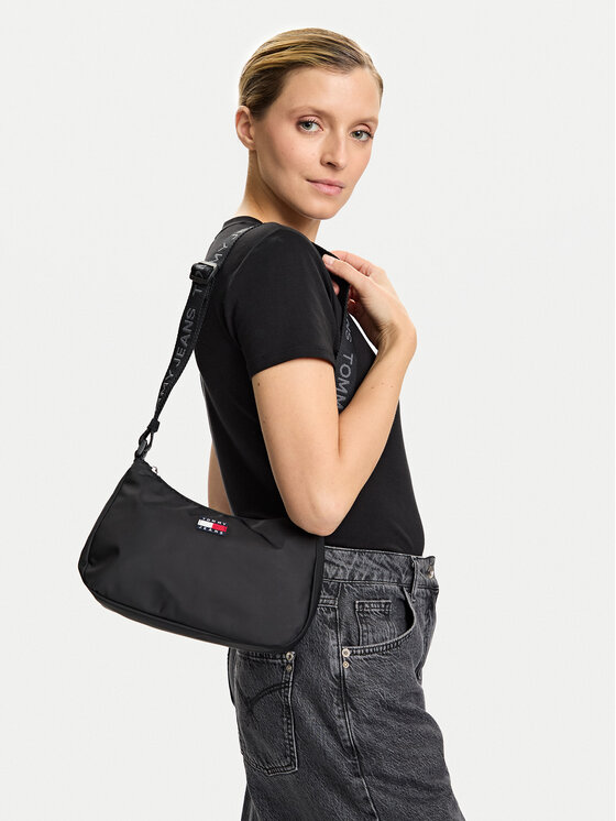 Tommy Jeans Tommy Jeans Ročna torba Tjw Ess Daily Shoulder Bag AW0AW17888 Črna