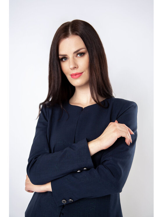 QUIOSQUE QUIOSQUE Sako TARTU BLAZER Tmavomodrá Regular Fit