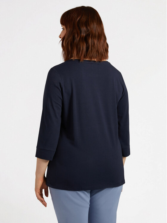 Fiorella Rubino Fiorella Rubino T-shirt G177L008483N034 Blu Regular Fit