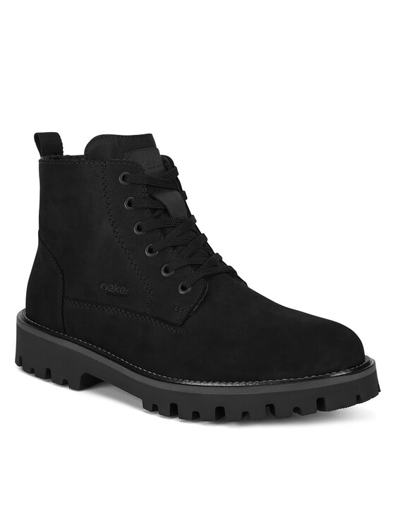 Rieker Rieker Schnürschuhe 30430-00 Schwarz