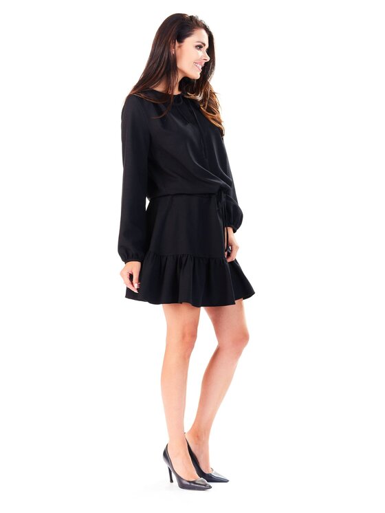 Infinite You Infinite You Sukienka letnia M143 Czarny Basic Fit