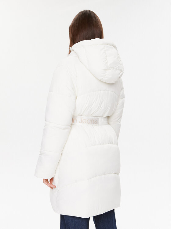 Calvin Klein Jeans Calvin Klein Jeans Giubbotto invernale J20J221894 Écru Regular Fit
