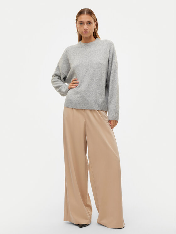 Vero Moda Vero Moda Pulover Boom 10320463 Gri Loose Fit