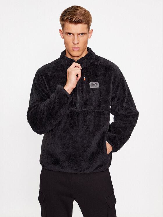 EA7 Emporio Armani Mikina 6RPM47 PJSFZ 1200 Čierna Regular Fit