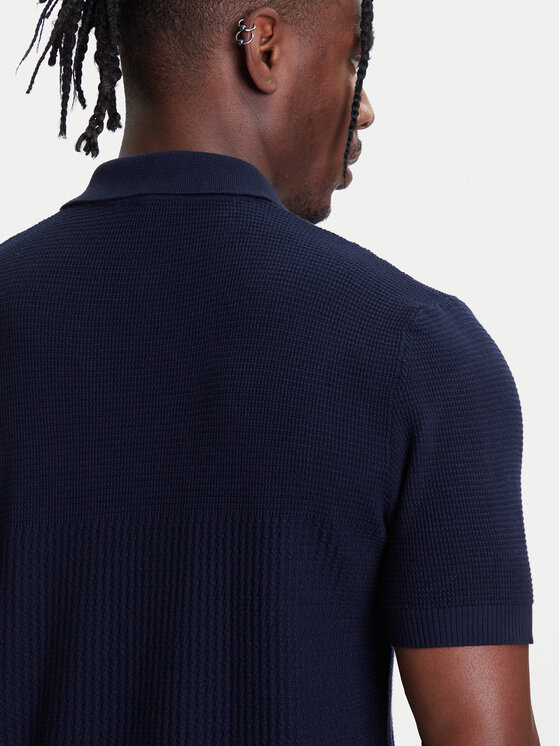 United Colors Of Benetton United Colors Of Benetton Polo 1198U301H Granatowy Regular Fit