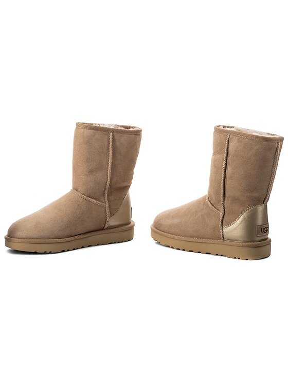 ugg classic short 2 metallic