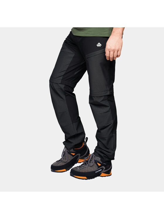 Alpinus Alpinus Spodnie outdoor Gisarak Czarny Regular Fit