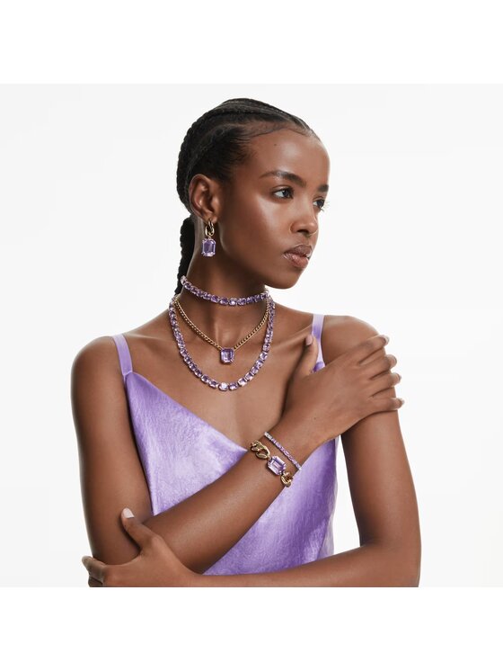 Swarovski Swarovski Kolczyki Millenia 5694784 Fioletowy