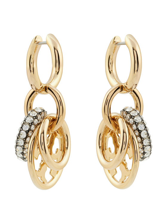 Tory Burch Tory Burch Uhani Miller Pave Interlocking Earring 160179 Zlata