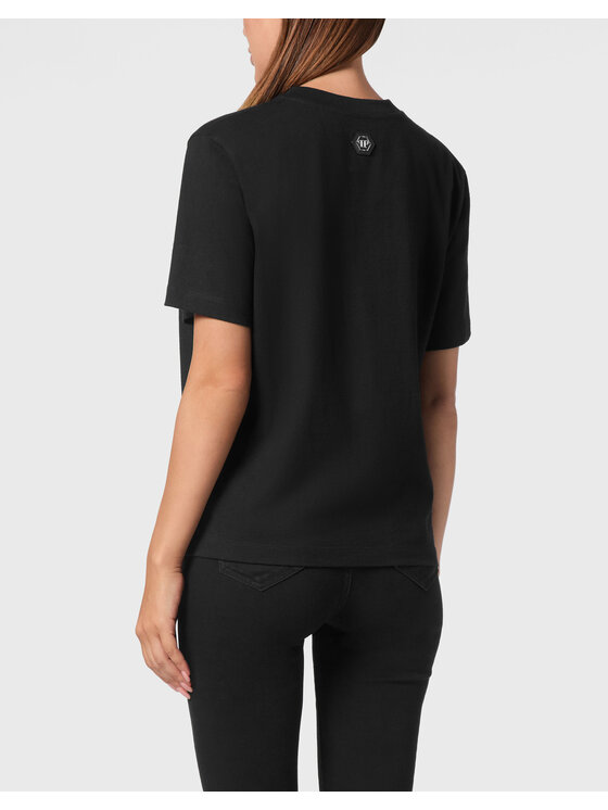 PHILIPP PLEIN PHILIPP PLEIN T-Shirt 22677 Czarny Over Fit