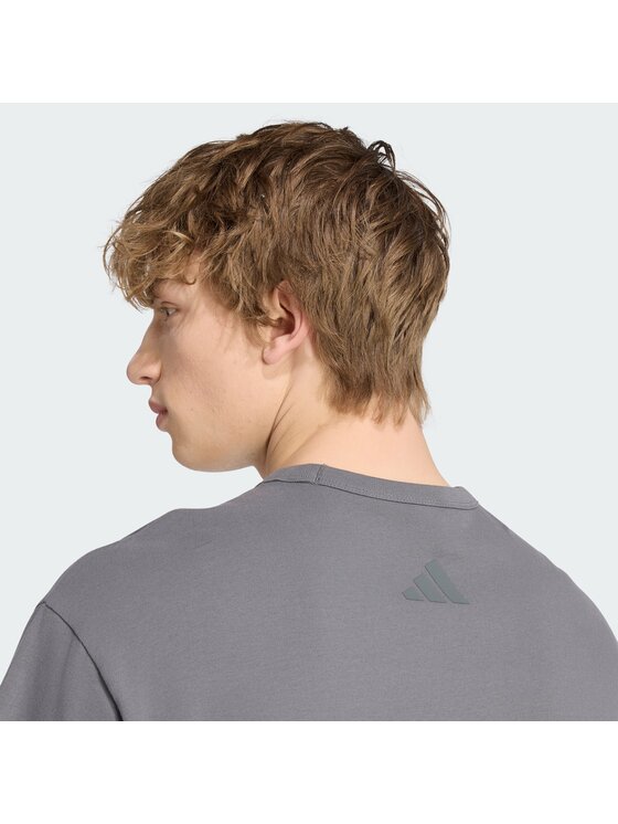 adidas adidas T-Shirt 168176 Szary Loose Fit