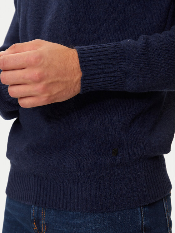 Liu Jo Liu Jo Rollkragenpullover QF4018 MA37C Dunkelblau Regular Fit
