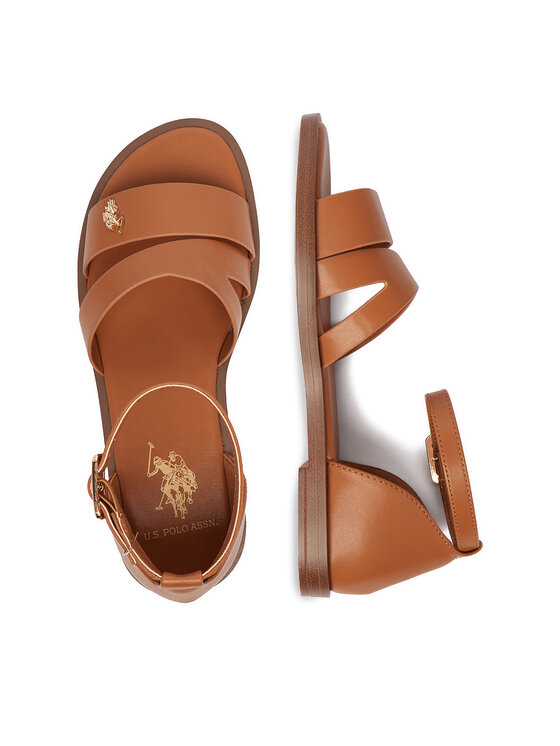 U.S. Polo Assn. U.S. Polo Assn. Sandales EO-CASSIE003W/6Y1 Brūns