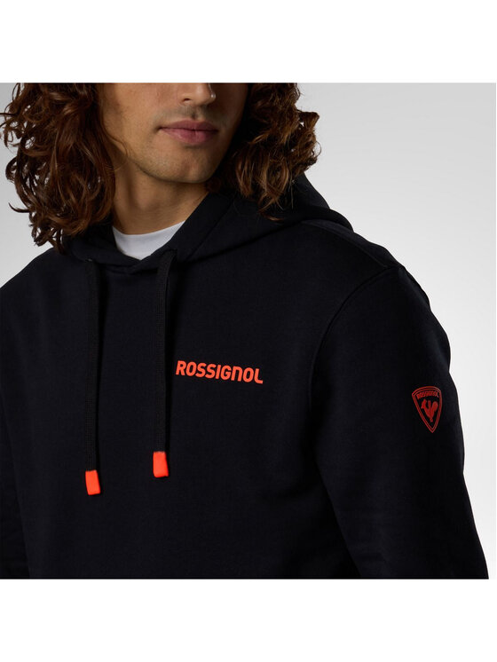 Rossignol Rossignol Bluza M Hero Hoodie Czarny Regular Fit