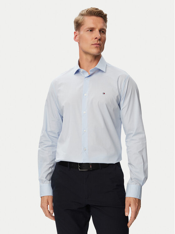 Tommy Hilfiger Cămașă MW0MW43749 Albastru Regular Fit