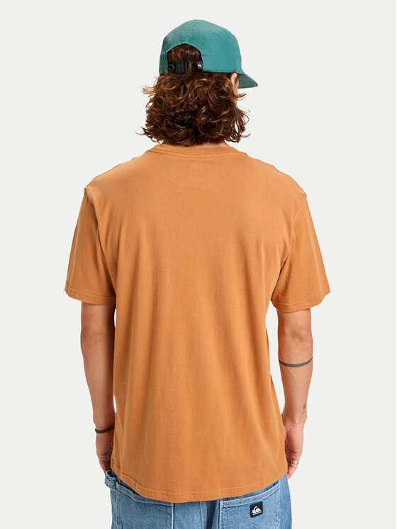 Quiksilver Quiksilver Tričko Ev Comp Logo EQYZT08182 Béžová Regular Fit