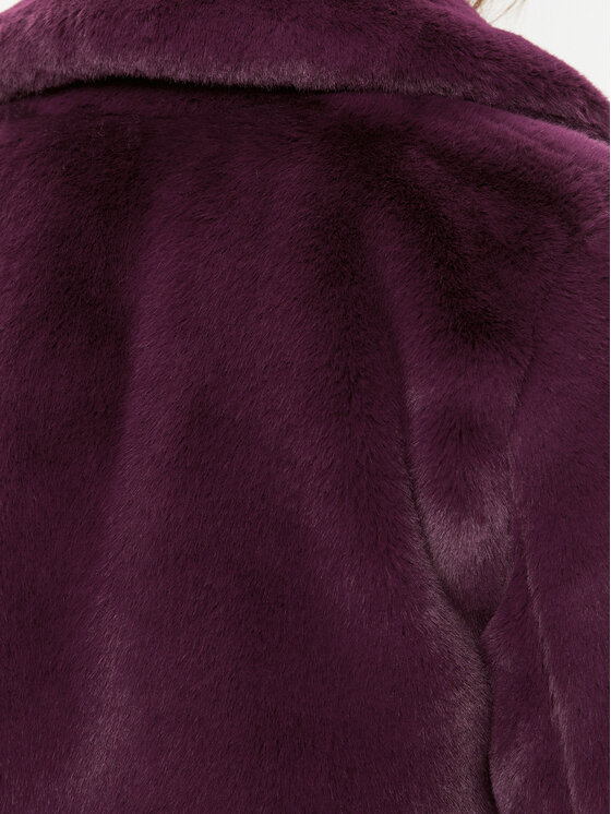 Guess Guess Pelzmantel Corinne W3BL57 WFSI0 Violett Regular Fit