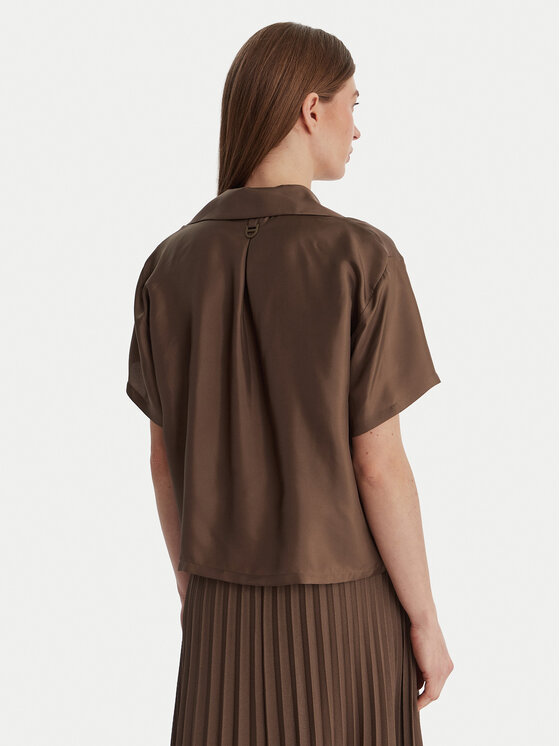 Marella Marella Camicia Segnale 2613111045 Marrone Relaxed Fit