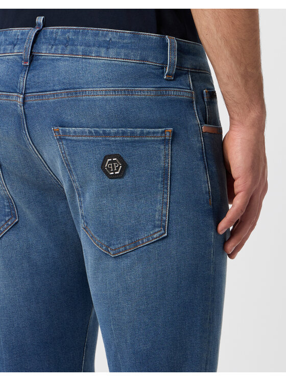 PHILIPP PLEIN PHILIPP PLEIN Jeansy 31243 Niebieski Skinny Fit