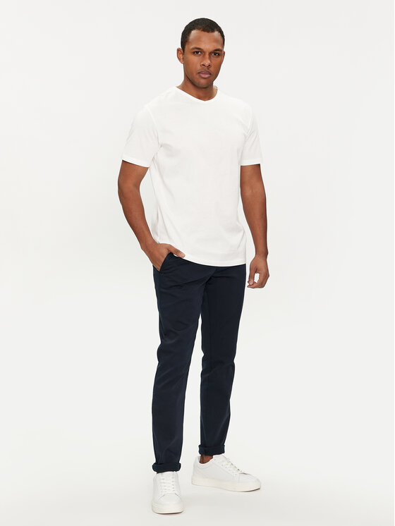 Selected Homme Selected Homme T-krekls 16088574 Balts Regular Fit