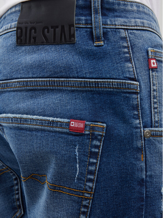 BIG STAR BIG STAR Kurtka jeansowa CONNER Niebieski Basic Fit