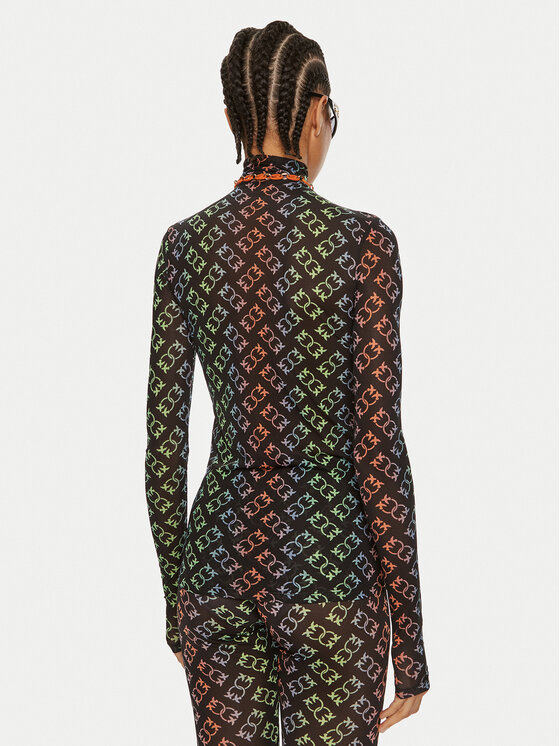 PINKO Pinko Bluza Lamu 101813 A1ZY Črna Slim Fit
