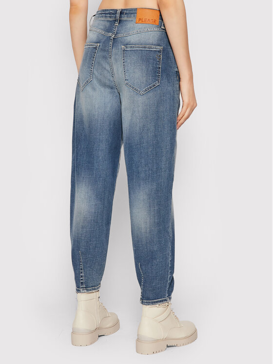 Jeans P0MMBQ2W4L Blu scuro Relaxed Fit