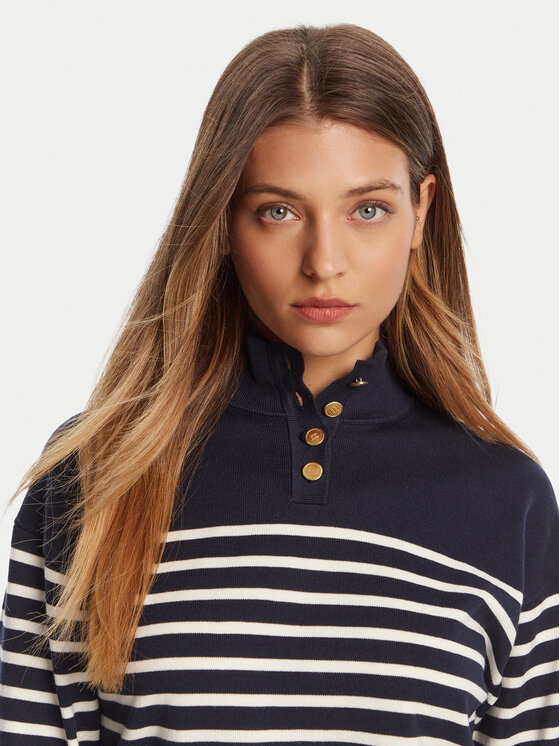 Tommy Hilfiger Tommy Hilfiger Sweater WW0WW47467 Sötétkék Regular Fit