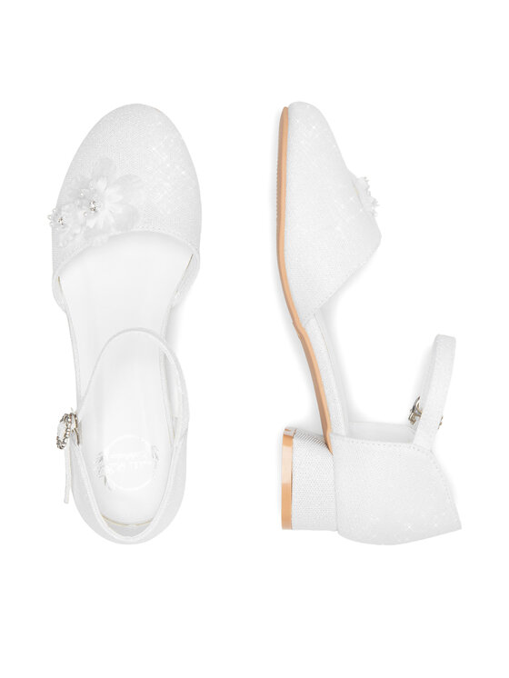 Nelli Blu Nelli Blu Polobotky CM230522-7 Bílá