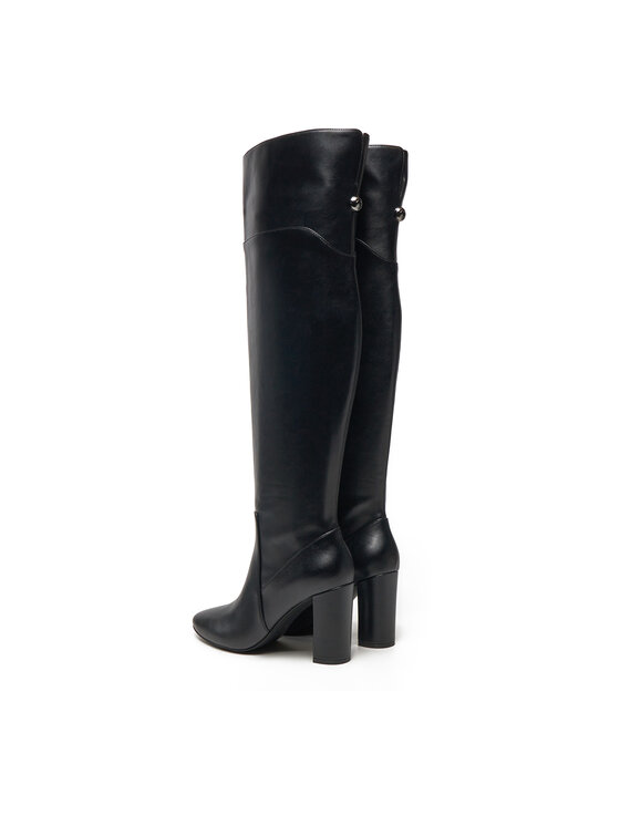 TWINSET TWINSET Čižmy 242TGT056 Čierna