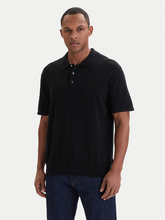 Calvin Klein Calvin Klein Pólóing LV04LC326G Fekete Regular Fit