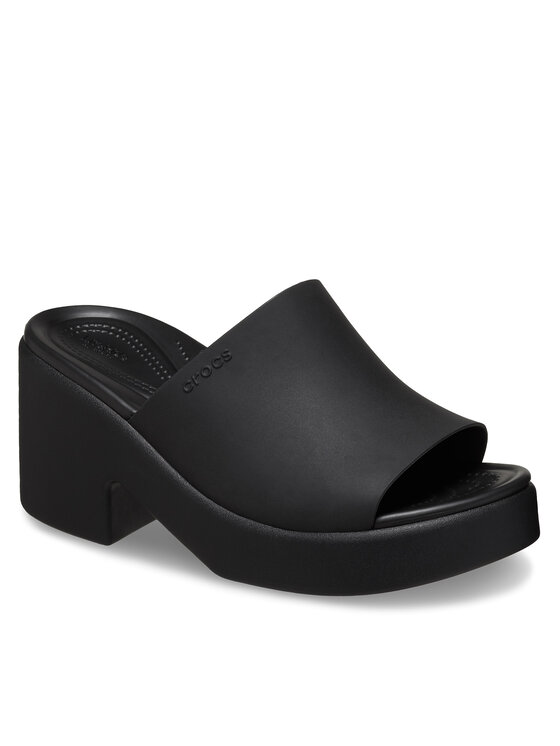 Crocs Klapki Brooklyn Slide Heel 209408 Czarny | Modivo.pl