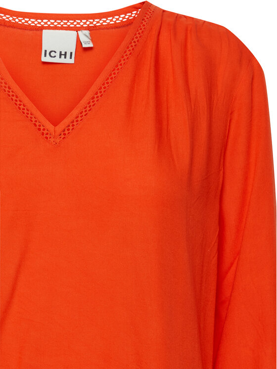 ICHI ICHI Blusa 20120243 Arancione Regular Fit