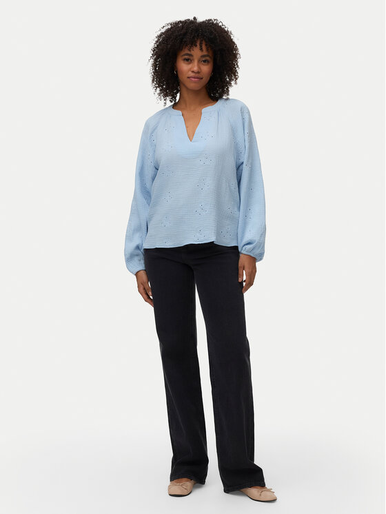 Vero Moda Vero Moda Blúzka Natali 10342739 Svetlo modrá Regular Fit