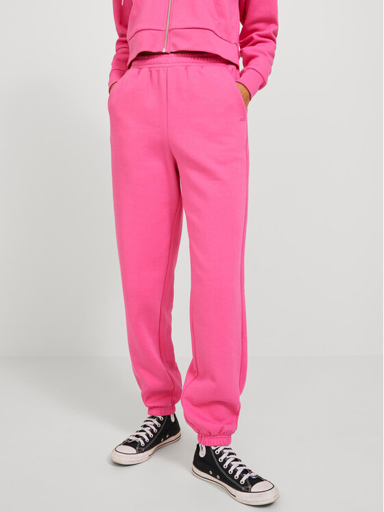 JJXX JJXX Teplákové kalhoty Abbie 12223960 Růžová Relaxed Fit