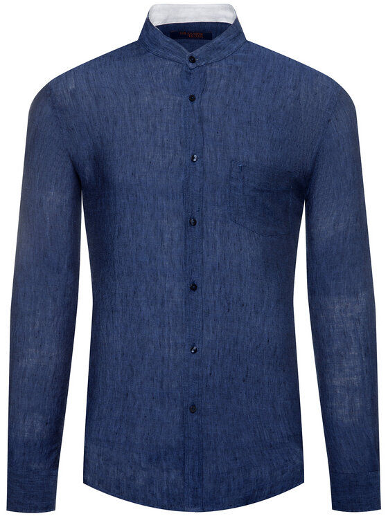 Trussardi Trussardi Särk 52C00154 Tumesinine Close Fit