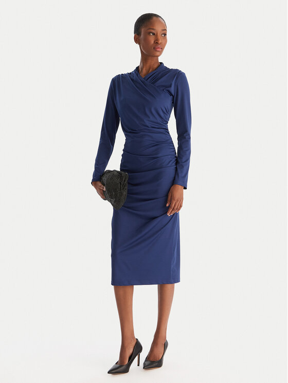 ACCESS FASHION ACCESS FASHION Coctailkleid 54-3040-225 Dunkelblau Slim Fit