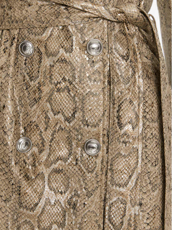 Guess Guess Trenčkot Mila W4RL31 WFZU0 Hnědá Regular Fit