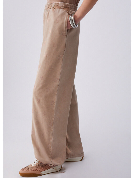 Liu Jo Liu Jo Pantaloni di tessuto TA6102JS008L9030 Beige Regular Fit