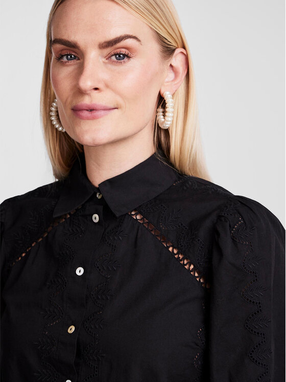 YAS YAS Camicia 26027480 Nero Regular Fit