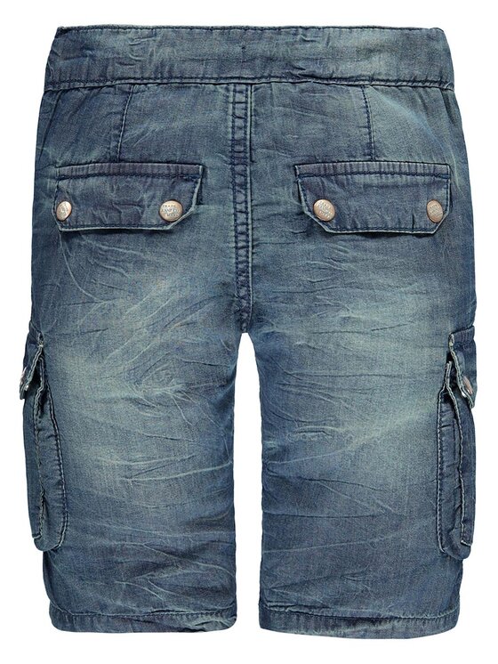 Kanz Kanz Szorty materiałowe 1634535-0012 Niebieski Basic Fit