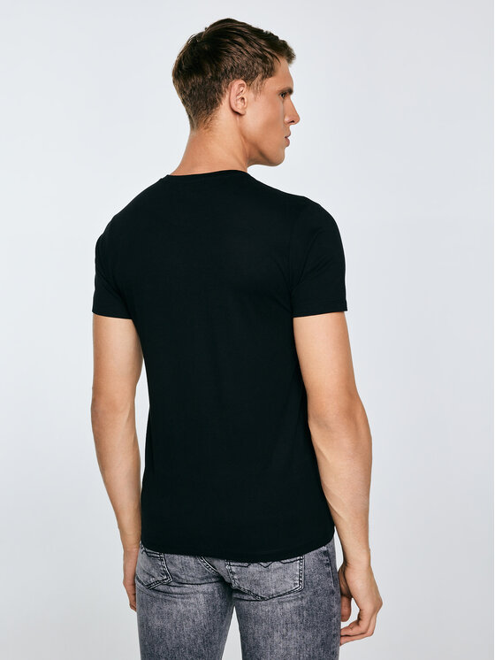 BIG STAR BIG STAR T-Shirt CARBON Czarny Basic Fit