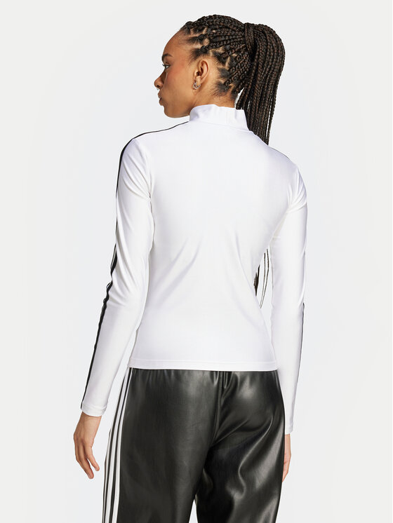 adidas adidas Majica adicolor 3-Stripes JG1535 Bijela Slim Fit