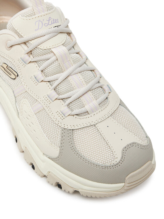 Skechers Skechers Buty na siłownię Skechers D'Lites Hiker Beżowy