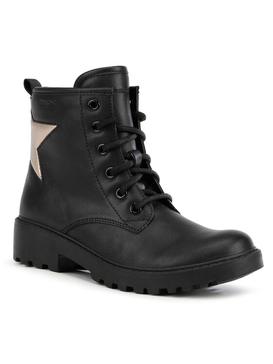 Geox Geox Pohodni čevlji J Casey Girl J9420G 054AJ C0531 S Črna