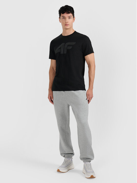 4F 4F T-Shirt NOS Czarny Regular Fit